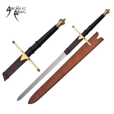 40" Brass William Wallace Sword – Legendary Power and Classic Elegance