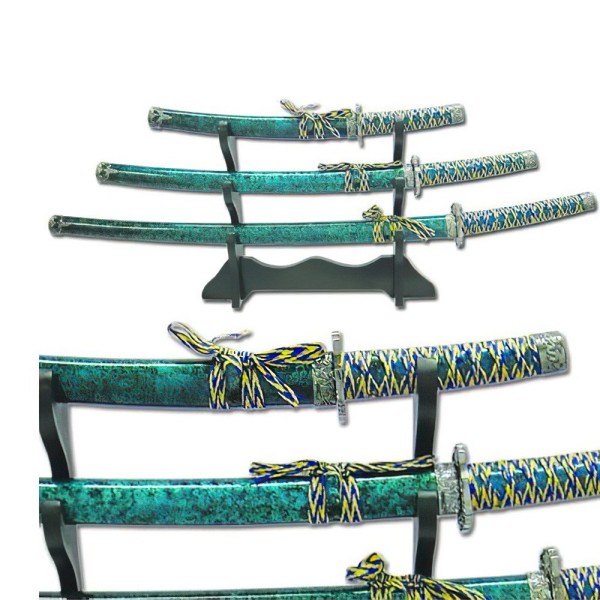 Twilight Blue Elite Samurai Sword Set