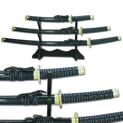 Hornet King Supreme Samurai Blade Set - Elegant Metal Scabbards