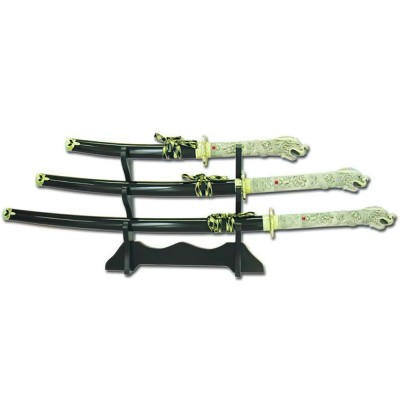 Black Knight Dragon Highlander Katana Set - Elegant and Durable