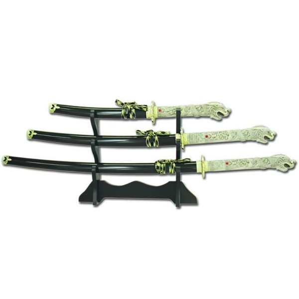 Black Knight Dragon Highlander Katana Set