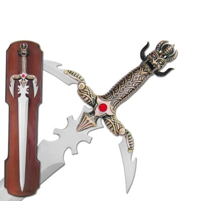 Ruby Enchanted Earth Sword | Elegant Stainless Steel Blade