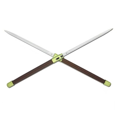 Golden Twin Blade Sword – Exquisite Collectible with Stainless Steel