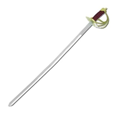 Elite Dragoon Adventure Blade - Stainless Steel Sword with Brass Guard