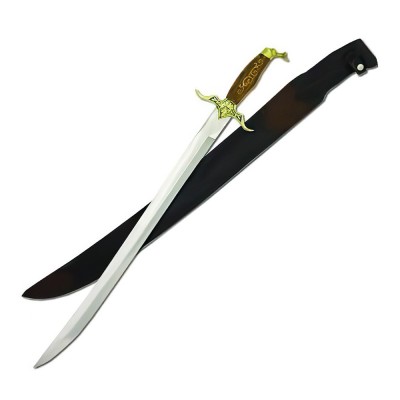 Legendary Nottingham Sword - Stainless Steel with Brass & Leather