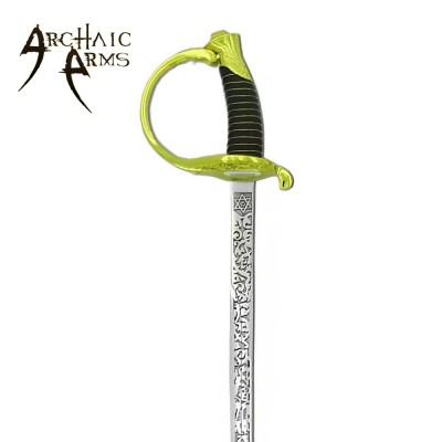 U.S. Marine Gold Sword with Brass Guard | Elegant Military Sword