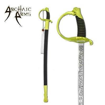 U.S. Marine Gold Sword with Brass Guard | Elegant Military Sword