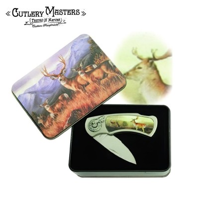 Stag Hunter Tin Box Blade | Compact & Durable Stainless Steel Blade