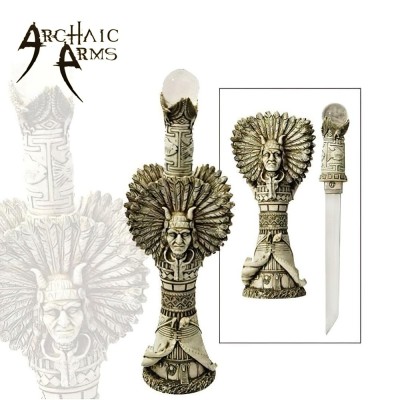 King of Peru Crystal Dagger – Regal Stainless Steel Collectible Blade