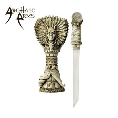 King of Peru Crystal Dagger – Regal Stainless Steel Collectible Blade