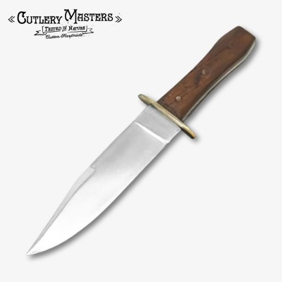 Dundee Wilderness Cutter – 14" Stainless Steel with Leather Scabbard