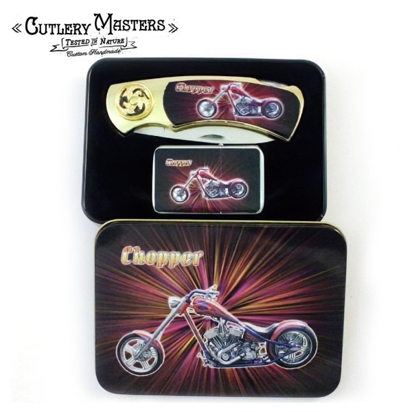 Chopper Box Knife Combo with Lighter