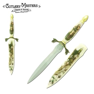 Medieval Vanguard Warrior Blade | 6-Inch Stainless Steel with Brass G