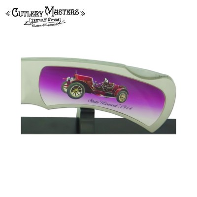 JUMBO 1914 Collector’s Car Knife with Display Stand | Stainless Steel