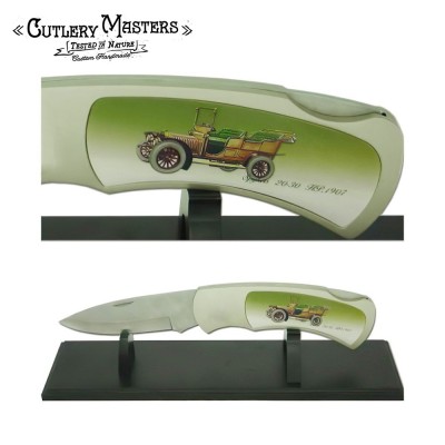 JUMBO 1907 Classic Car Knife with Premium Stand | Stainless Steel