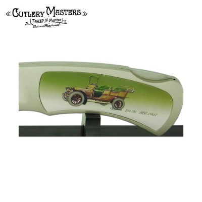 JUMBO 1907 Classic Car Knife with Premium Stand | Stainless Steel