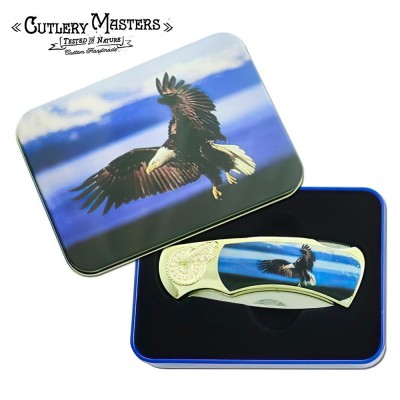 Ocean Eagle Collector’s Knife | Stainless Steel Blade in Tin Box