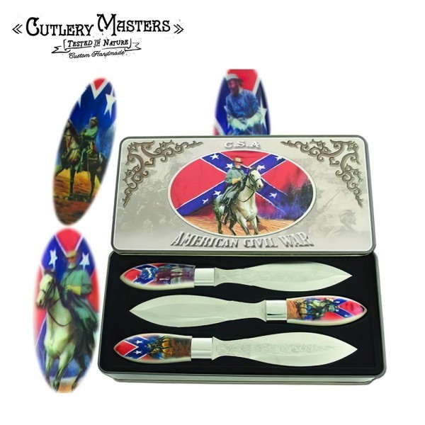 Masterpiece of Precision American Civil War Inspired Throwing Set