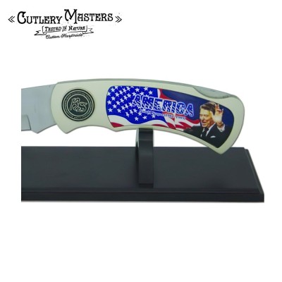 JUMBO Ronald Reagan Tribute Knife - Presidential Collector's Edition