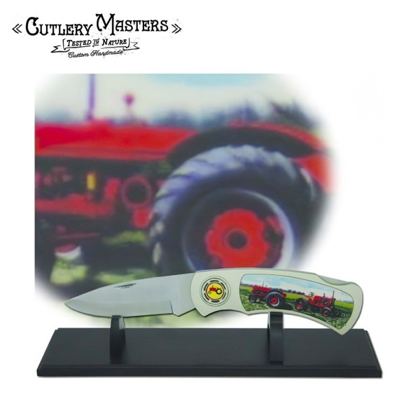 JUMBO RedTractor Homestead Knife - Collector's Edition with Stand