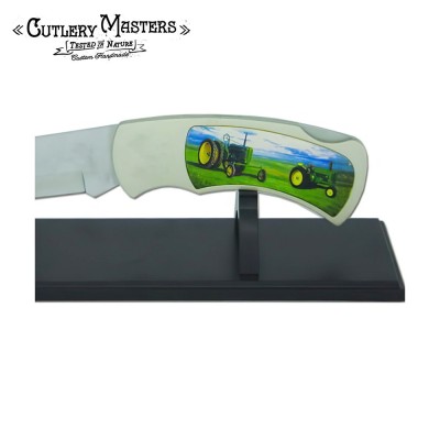 Ultimate Collector’s Green Tractor 17-Inch Cutting Tool with Display