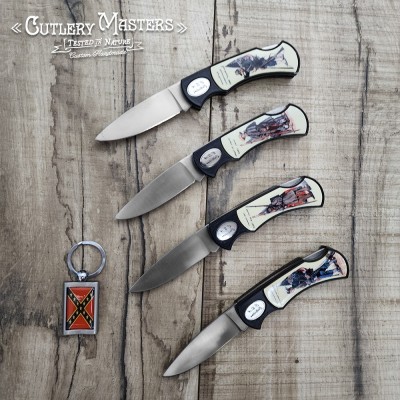 Heritage Collection Civil War 4-Piece Set - Stainless Steel Blades