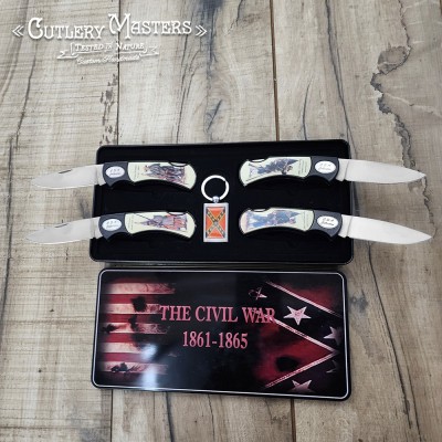 Heritage Collection Civil War 4-Piece Set - Stainless Steel Blades