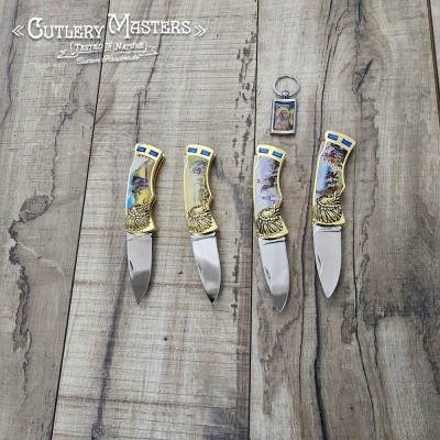 Spirit of the North American Warrior | Cultural Stainless Steel Blade