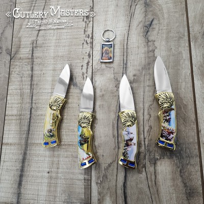 Spirit of the North American Warrior | Cultural Stainless Steel Blade