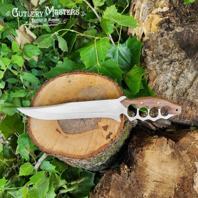 Frontier Guardian Stainless Steel Survival Tool | Wood Handle