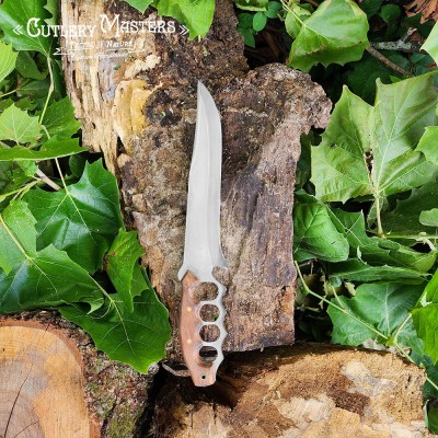 Frontier Guardian Stainless Steel Survival Tool | Wood Handle