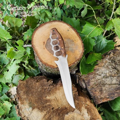 Frontier Guardian Stainless Steel Survival Tool | Wood Handle