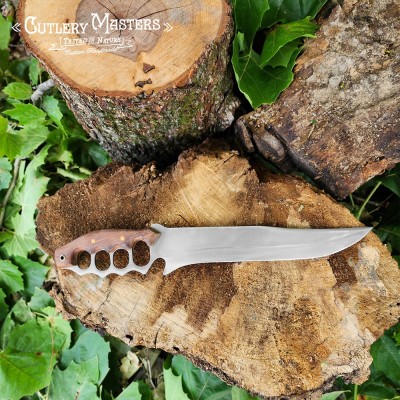 Frontier Guardian Stainless Steel Survival Tool | Wood Handle