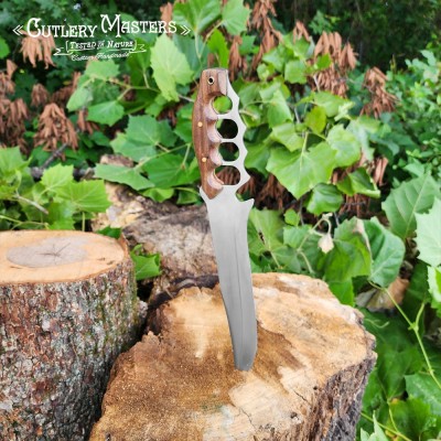 Frontier Guardian Stainless Steel Survival Tool | Wood Handle