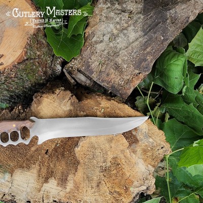 Frontier Guardian Stainless Steel Survival Tool | Wood Handle