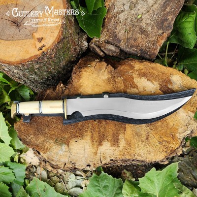 Mountain Legend Bone-Handled Survival Blade | Stainless Steel