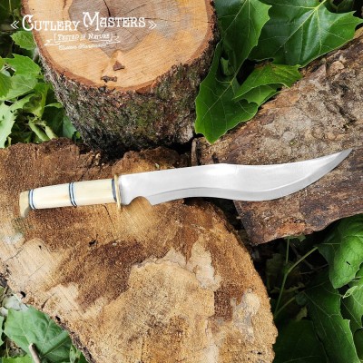 Mountain Legend Bone-Handled Survival Blade | Stainless Steel