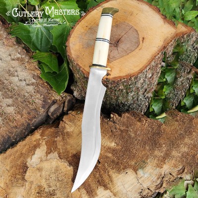 Mountain Legend Bone-Handled Survival Blade | Stainless Steel