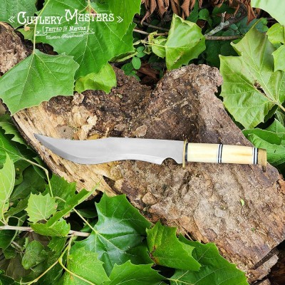 Mountain Legend Bone-Handled Survival Blade | Stainless Steel