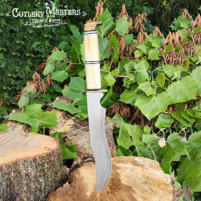 Mountain Legend Bone-Handled Survival Blade | Stainless Steel