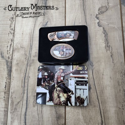 Rodeo Legend 5-Piece Western Set | Stainless Steel & Cast Inlay Design