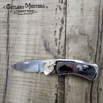 Theme Collectible Knife in Tin Box | Stainless Steel Blade