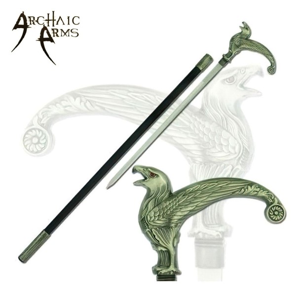 Unleash Your Inner Adventurer with the Red Eye Hawk Cane Sword