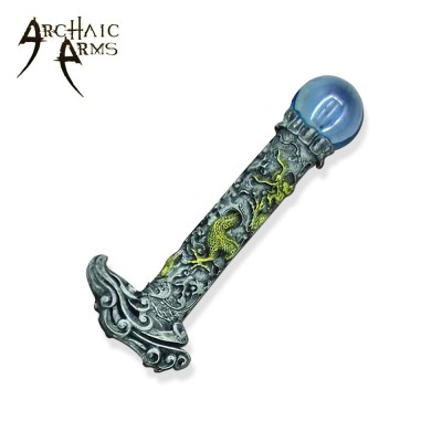 Enchanted Dragon Blade with Mystical Orb - Mythical Weapon & Magic