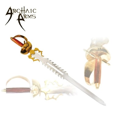 Elegant Spanish Dome Stainless Steel Rapier Sword