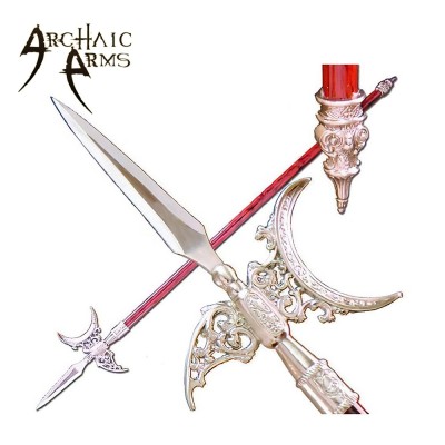 Magical Staff Stainless Steel Spear – Elegant and Imposing Design