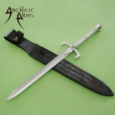 Elegant Stainless Steel Mini Valen Dagger - Sleek Metal Handle