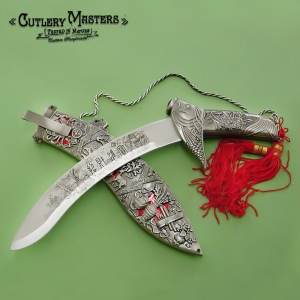 Mermaid Warrior's Precision Blade with Exquisite Metal Sheath