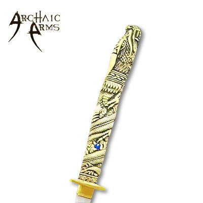 Fantasy Dragon Highlander Sword | Intricate Design & Stainless Steel