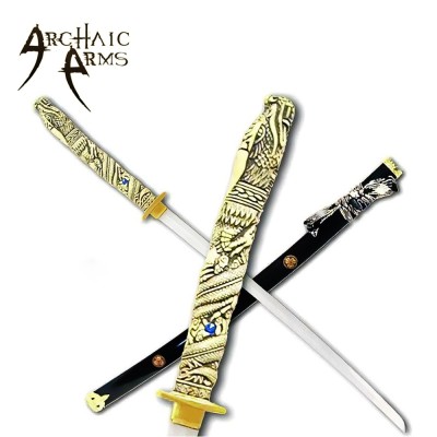 Fantasy Dragon Highlander Sword | Intricate Design & Stainless Steel